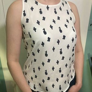 Paper Moon Cactus Blouse